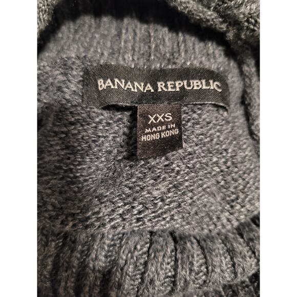 Banana Republic - XXS Women's Mock Neck Grey Sweater - Picture 8 of 9